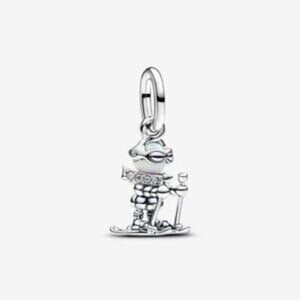 Authentic Skier Dangle Pandora Charm